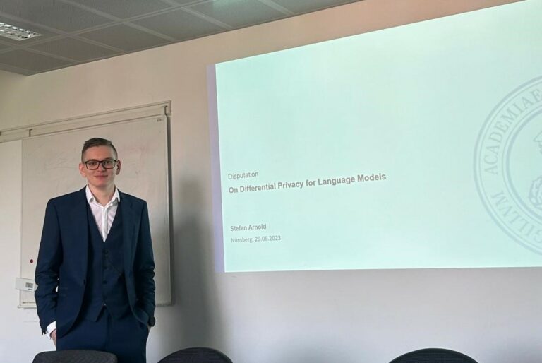 Herzlichen Glückwunsch zur erfolgreichen Verteidigung, Stefan!